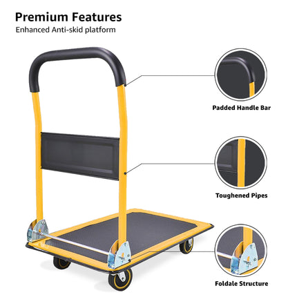 Equal 150kg Steel Platform Trolley Key Features