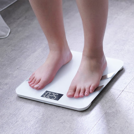 Equal Smart Bluetooth Digital BMI Weight Scale w/FITINDEX Mobile App (White)