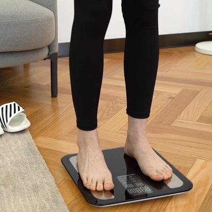 Equal Smart Bluetooth Digital Large Display BMI Weight Scale w/Fitdays Mobile App (Black)